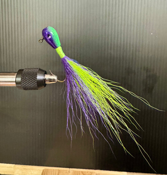 Walleye Tear Drop Bucktail Jig